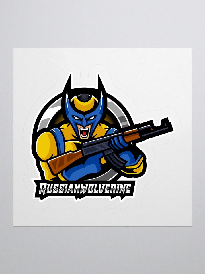Russian Wolverine Kiss Cut Sticker product image (3)