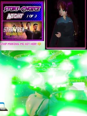i am NOT hitting you, lady! 😤 #StarTrekResurgance #gamingrage #funnyclips #startrek #streamer #ClipGPT #streamladder