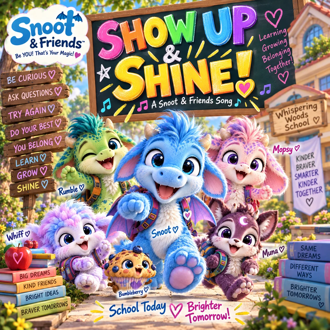 Show Up & Shine! – Snoot & Friends School Song product image (1)