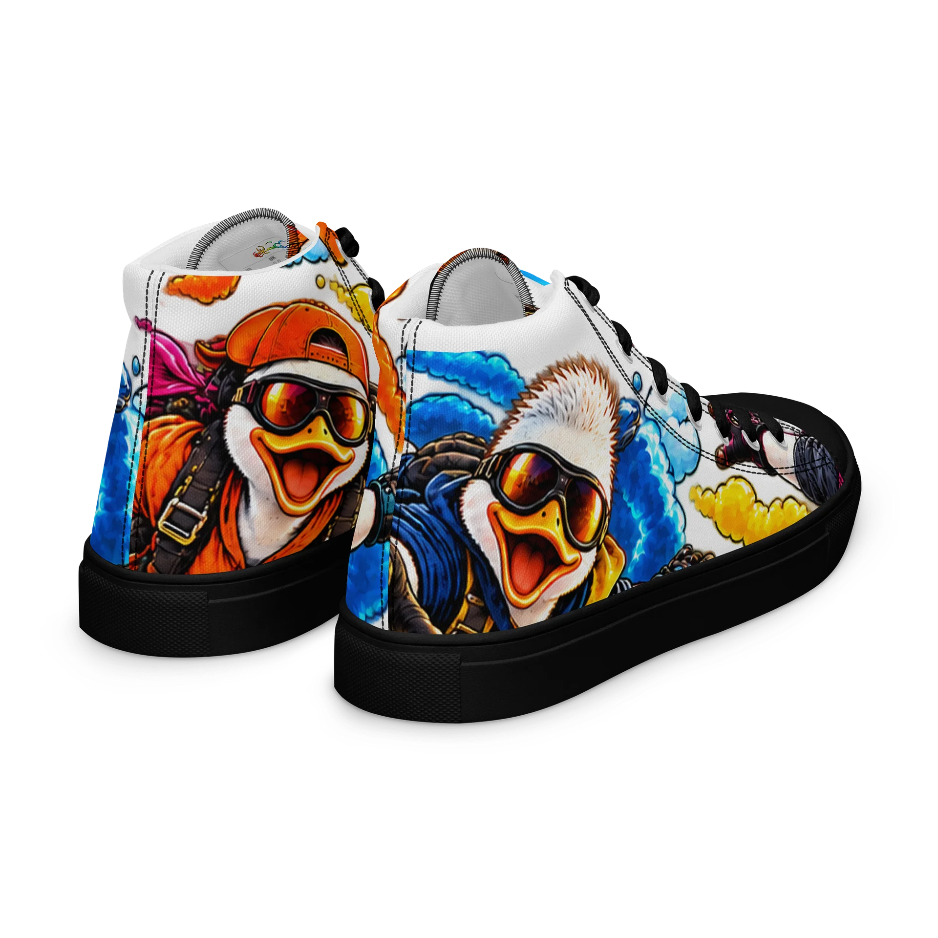 BiGFaLLz Freefall Five High-Top Canvas Sneakers product image (7)