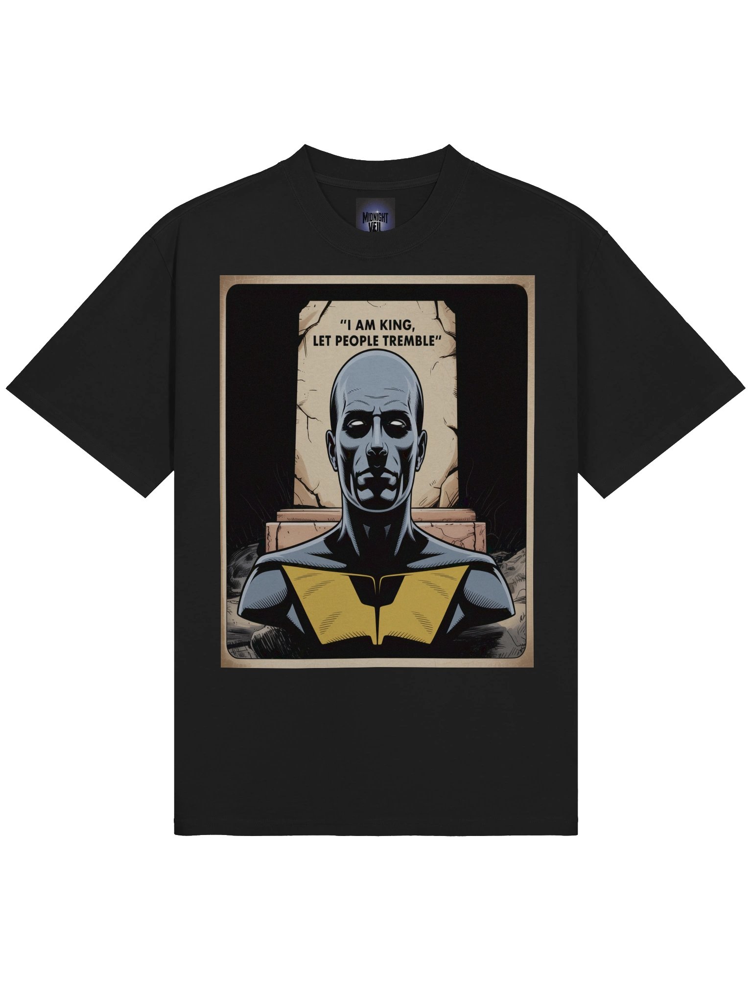 I Am King: Let People Tremble Ozymandias Inspired Oversized Faded T-Shirt product image (5)