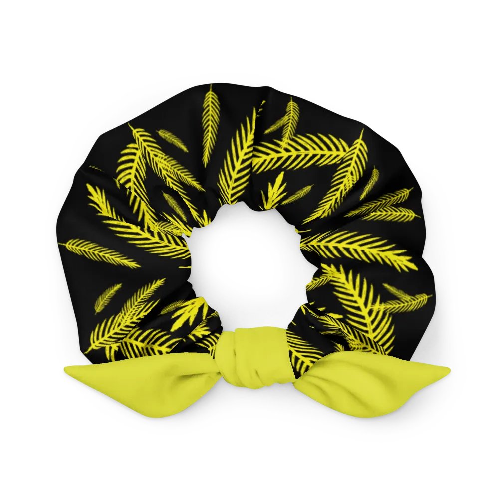 JoBeths' All-Over Print Scrunchie Yellow & Black product image (3)