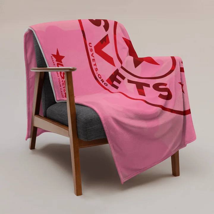HONORUSVETS - PINK THROW BLANKET product image (2)