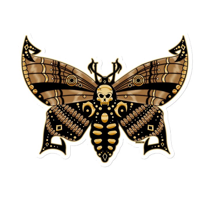 Death Head Moth Magnet product image (1)