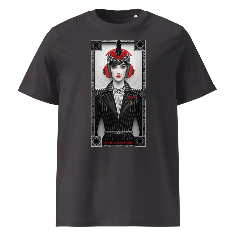 Tune into your Power Unisex Organic Cotton T-Shirt. product image (5)