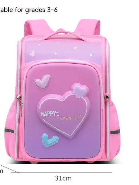 Large Capacity Wear-resistant Burden Alleviation Backpack For Boys And Girls product image (2)