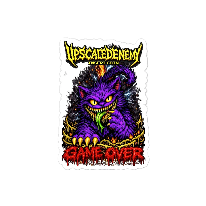 Kiss-Cut ‘Game Over’ Sticker product image (2)