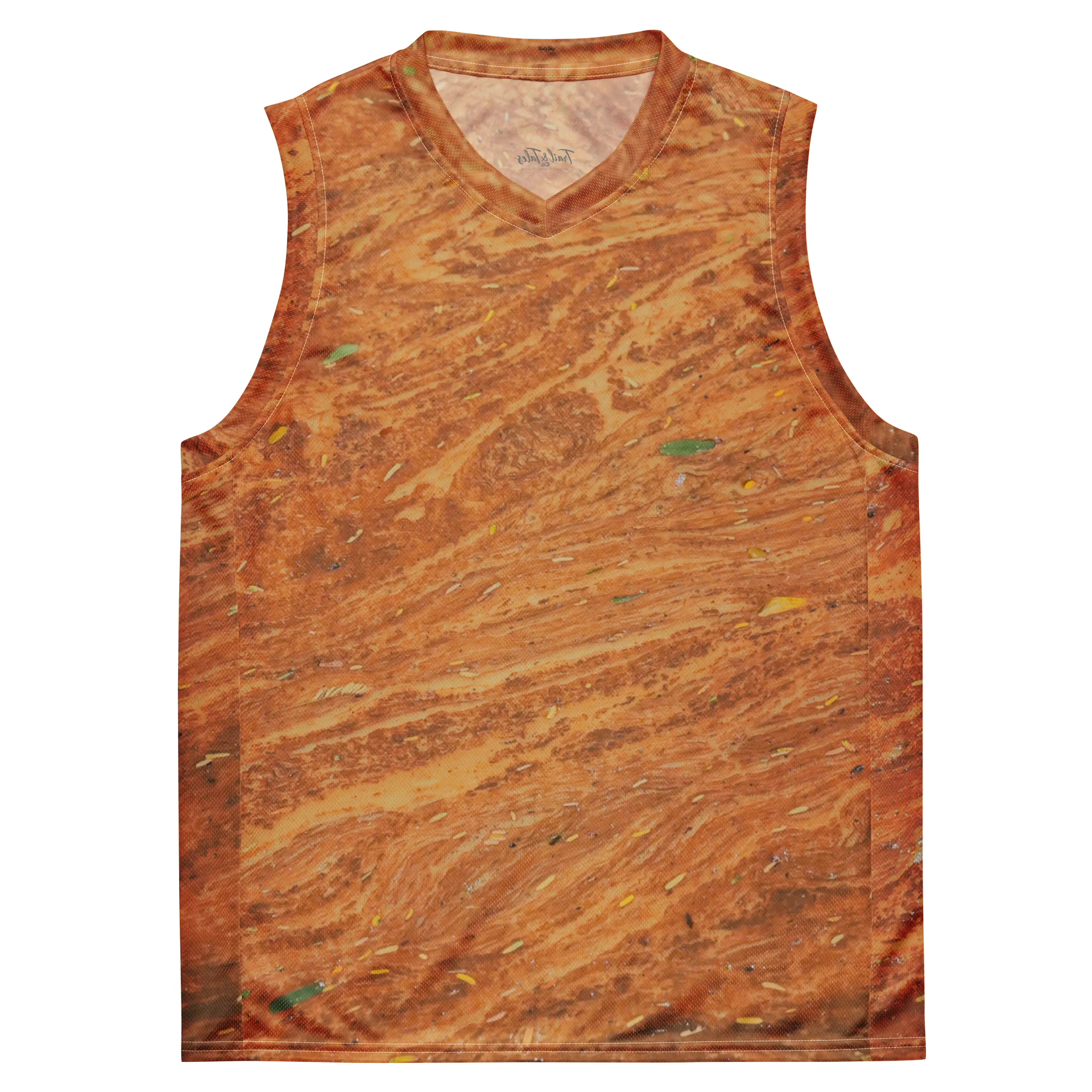 Terracotta Tea All-Over Print Recycled Unisex Basketball Jersey product image (2)
