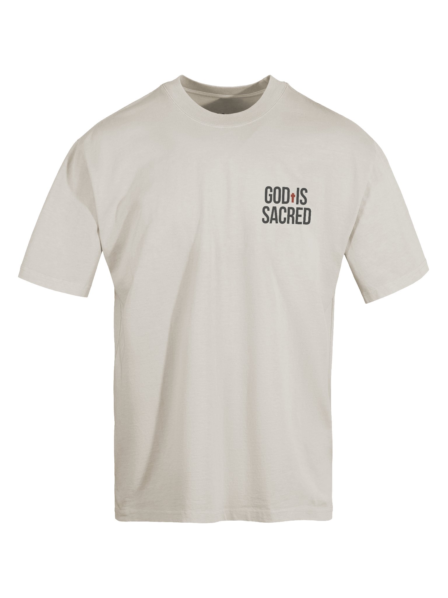 GOD IS SACRED OVERSIZE TEE (Light) product image (6)