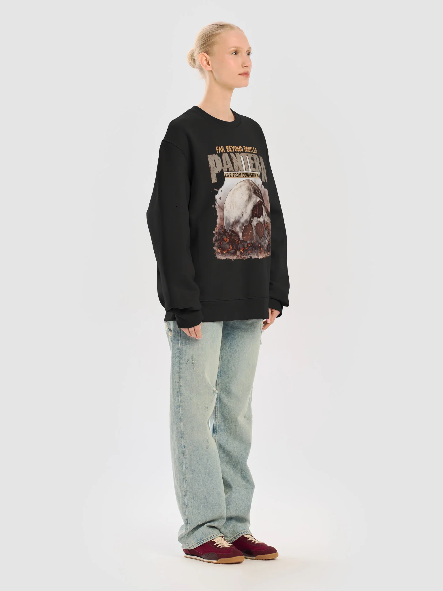 Pantera Live From Donington ’94 Skull Sweatshirt product image (21)
