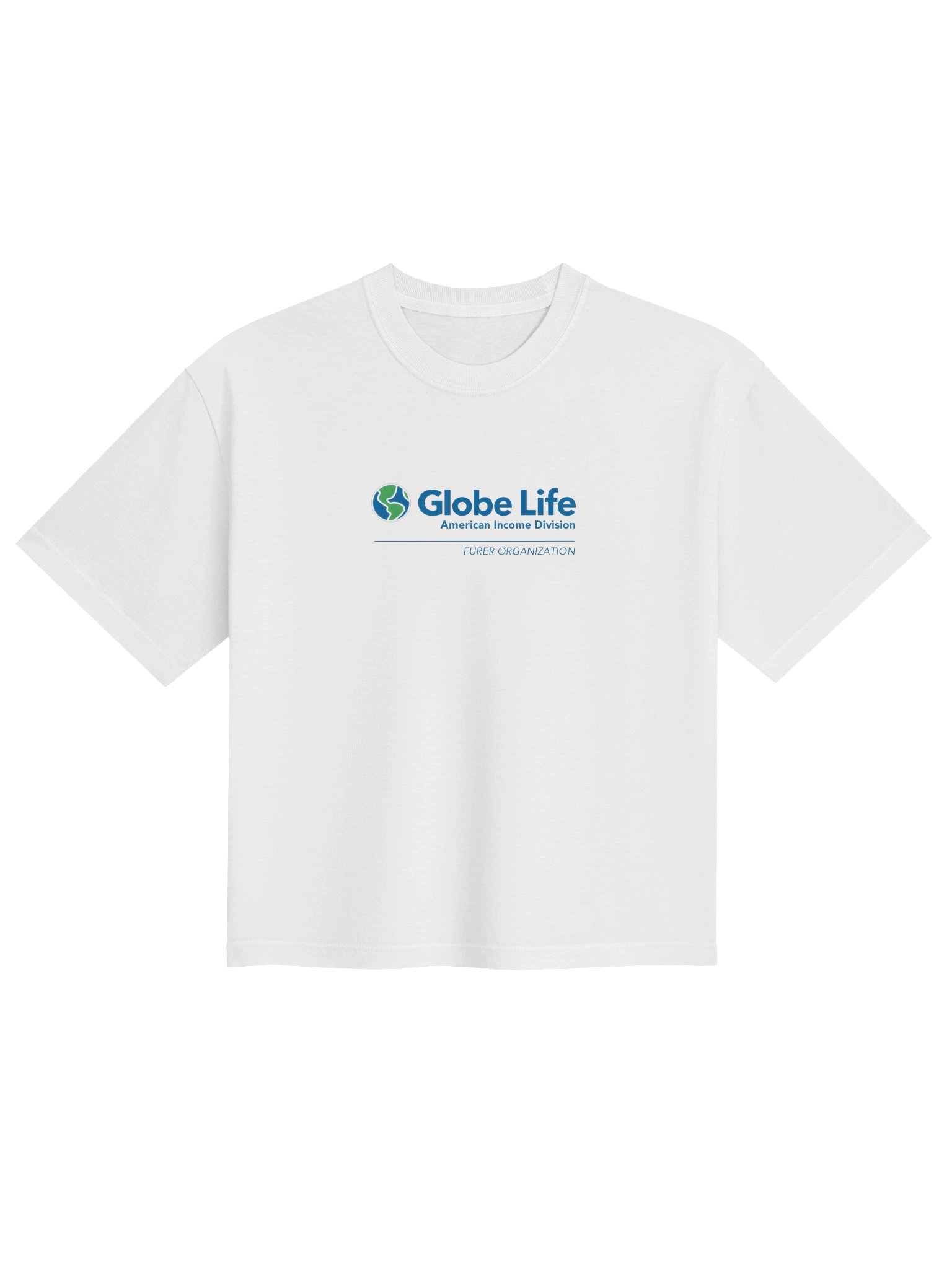 Furer Organization Women's White Boxy Crop Tee product image (1)