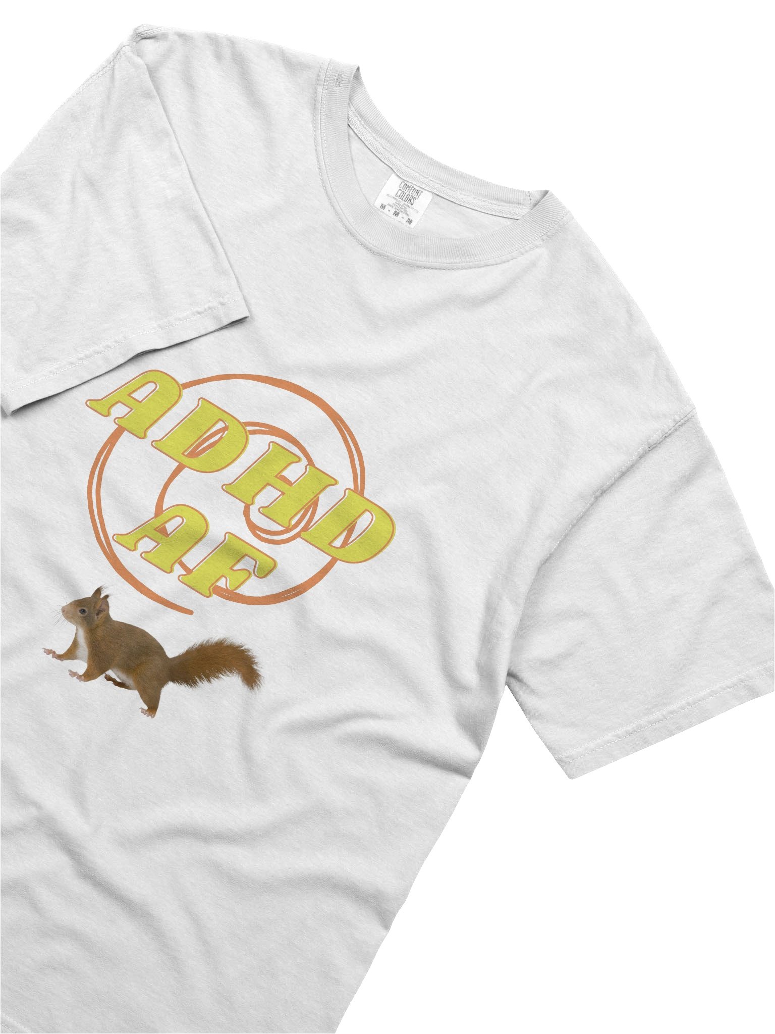 ADHD AF Orange Swirl T-Shirt product image (5)