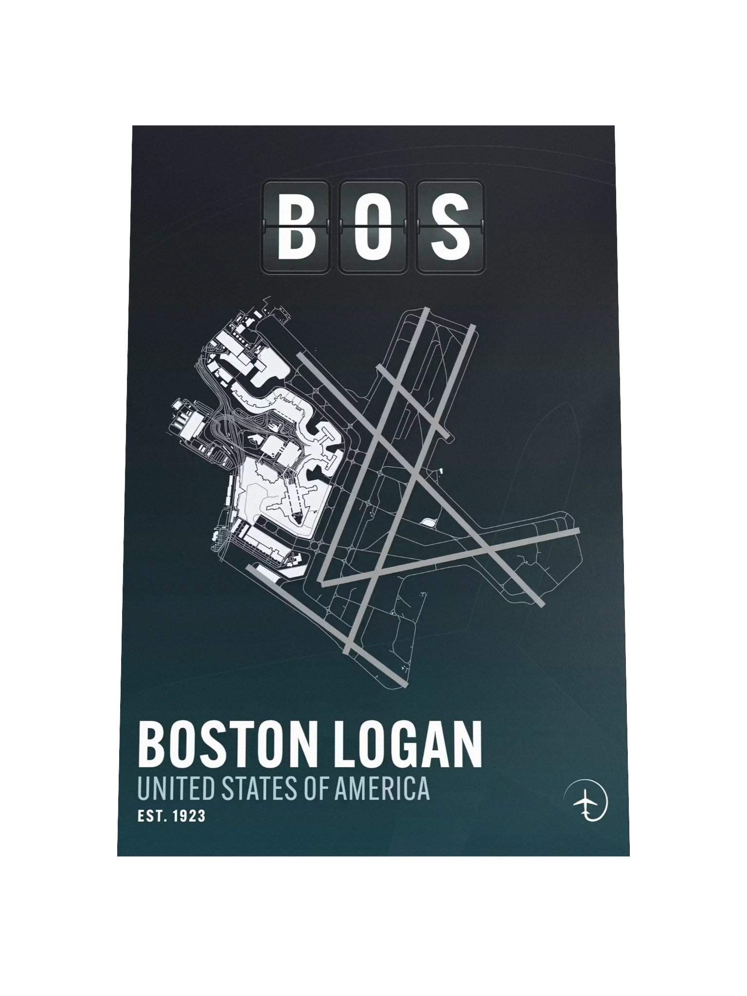 Boston Logan BOS Poster product image (4)