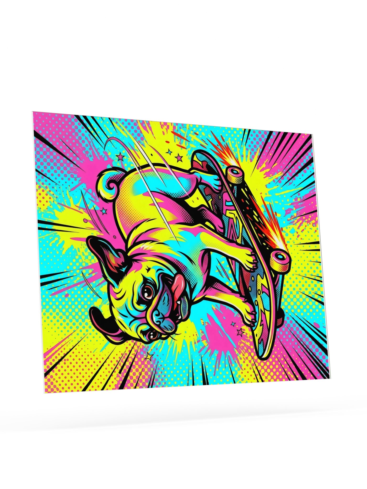 Kickflip Pug Poster product image (23)