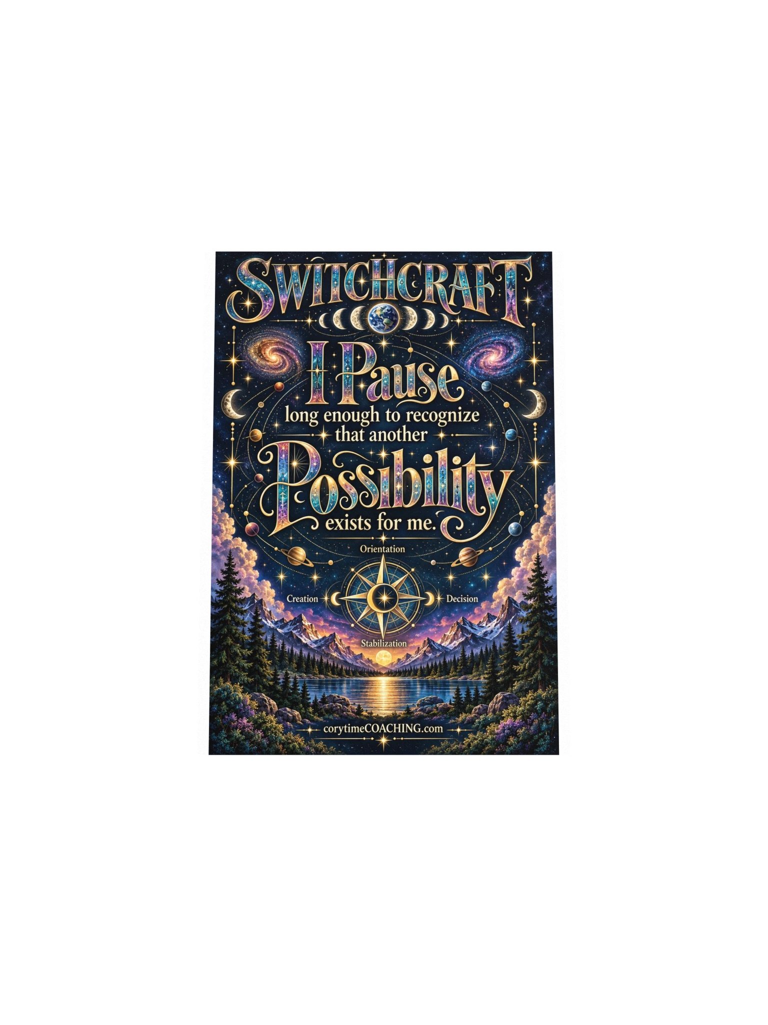 corytimeCOACHINGmerch SWITCHCRAFT Enhanced Matte Paper Poster product image (4)