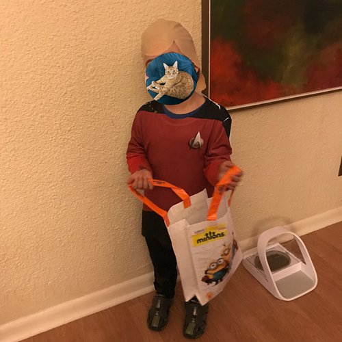 A million years ago, when #thiskid was “Captain Pickles” for Halloween. ❤️🖖🏼
