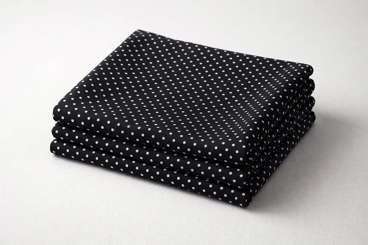 Black & White Mini Dot DBP Fabric product image (1)