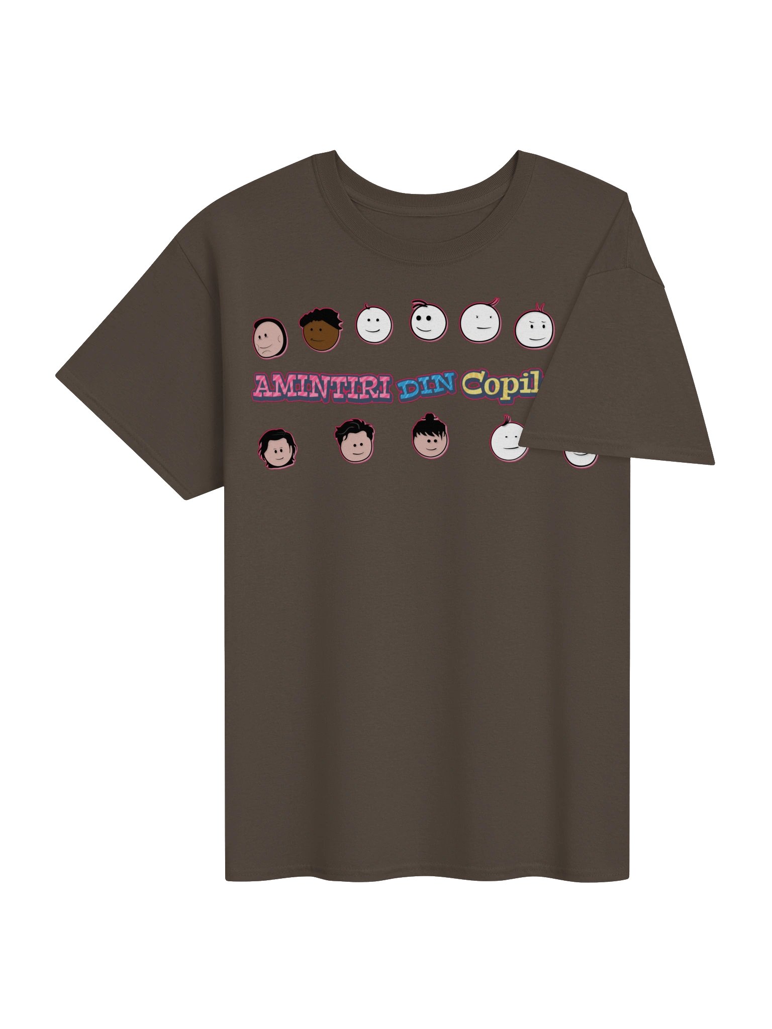 👕 Tricou Ciocolatiu Damă „Amintiri Din Copilărie” – Personajele product image (4)