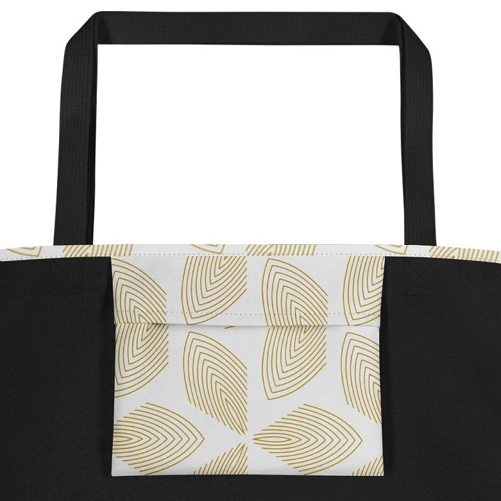 Golden Leaf Luxe – Premium Canvas Tote Bag product image (2)