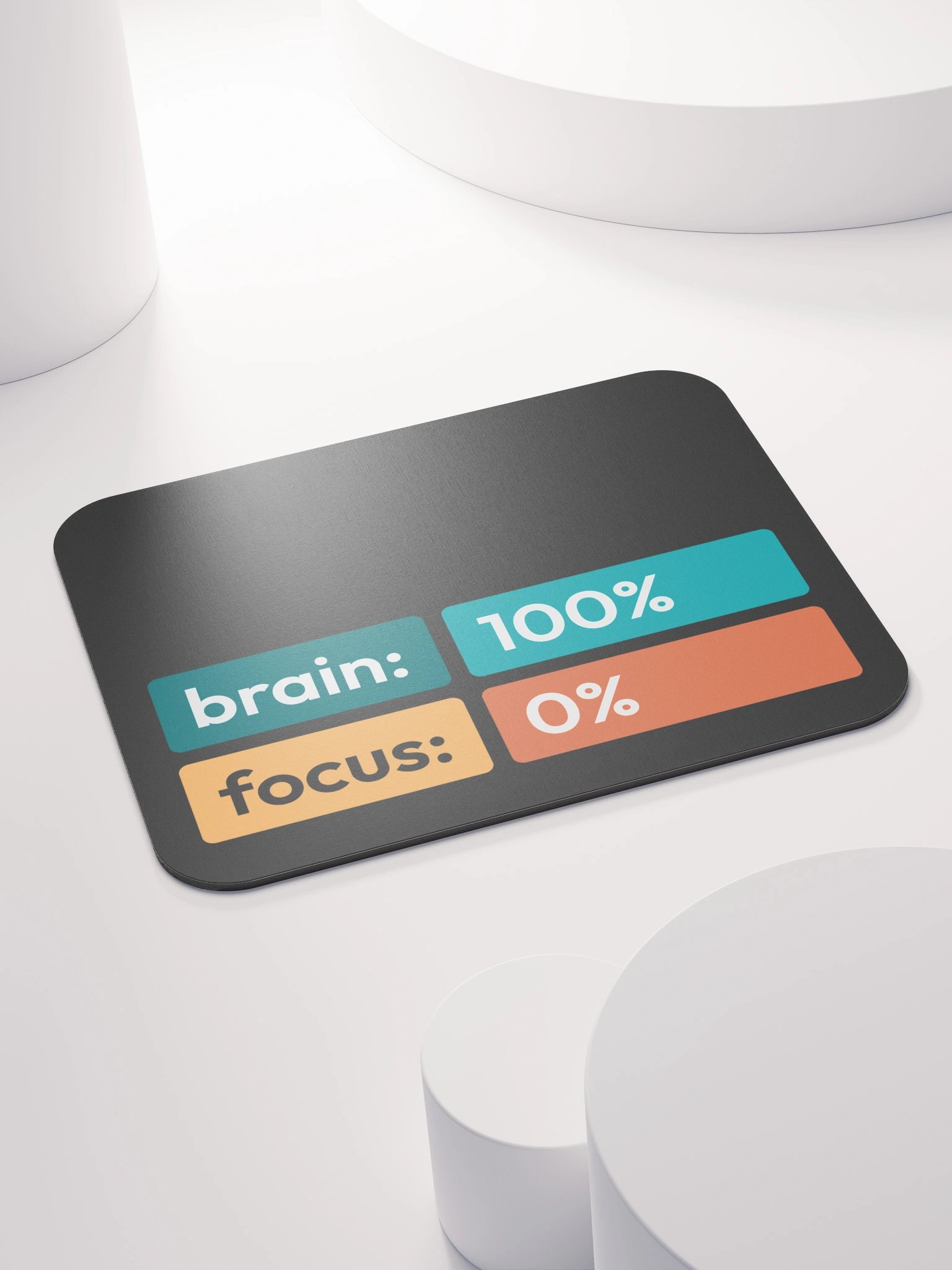 Brain 100% • Focus 0% - Mouse Mat product image (5)