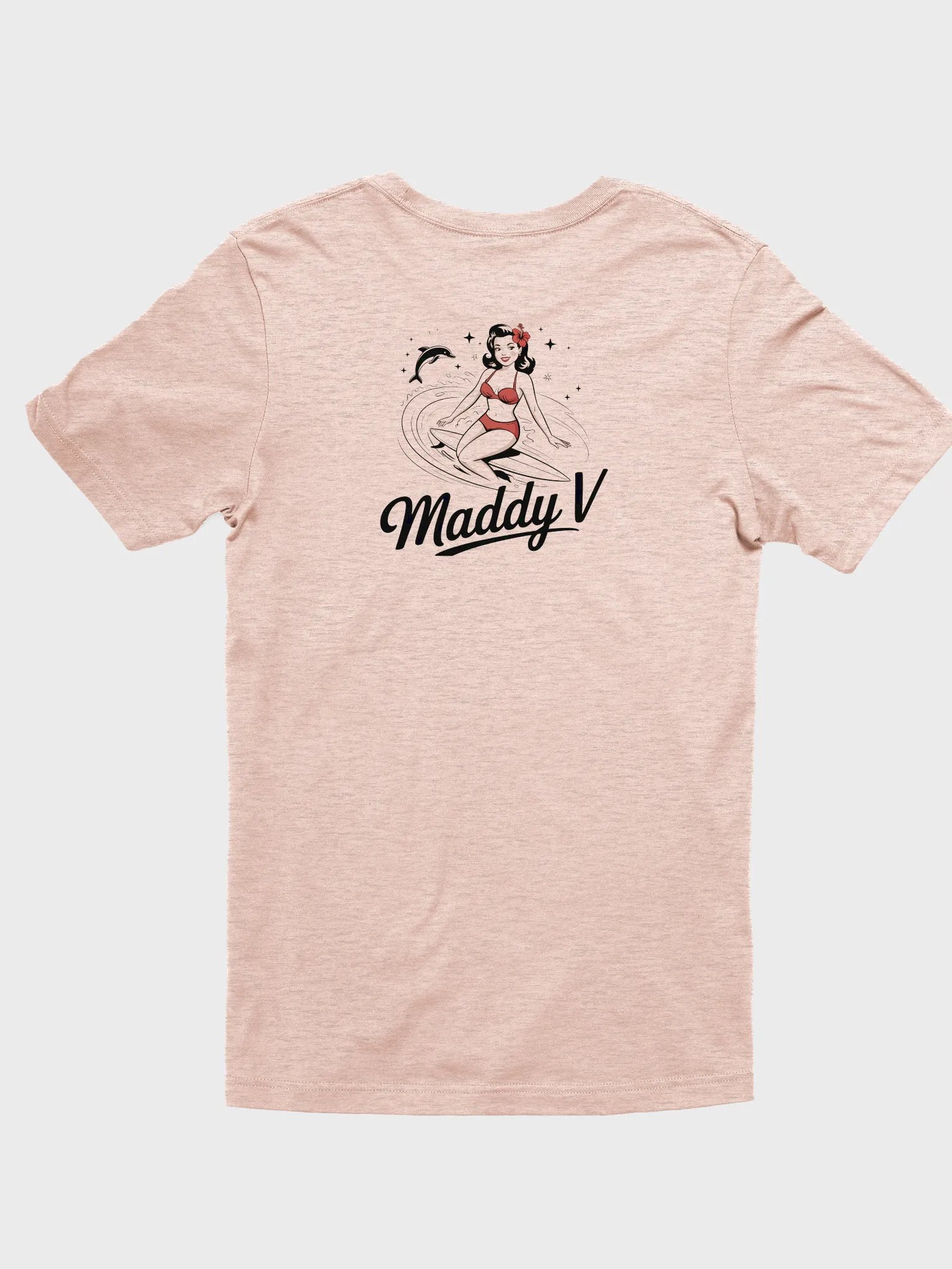 Maddy V Retro Pin-Up Bikini Babe T-Shirt product image (39)