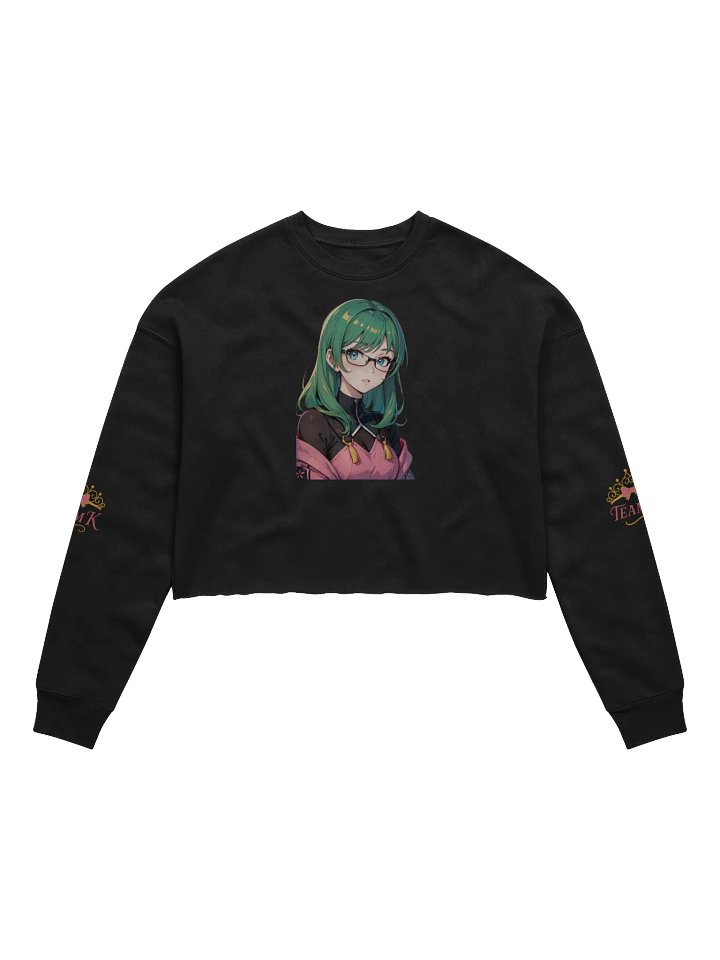 (Green WAIFU) K Crop Sweatshirt product image (1)