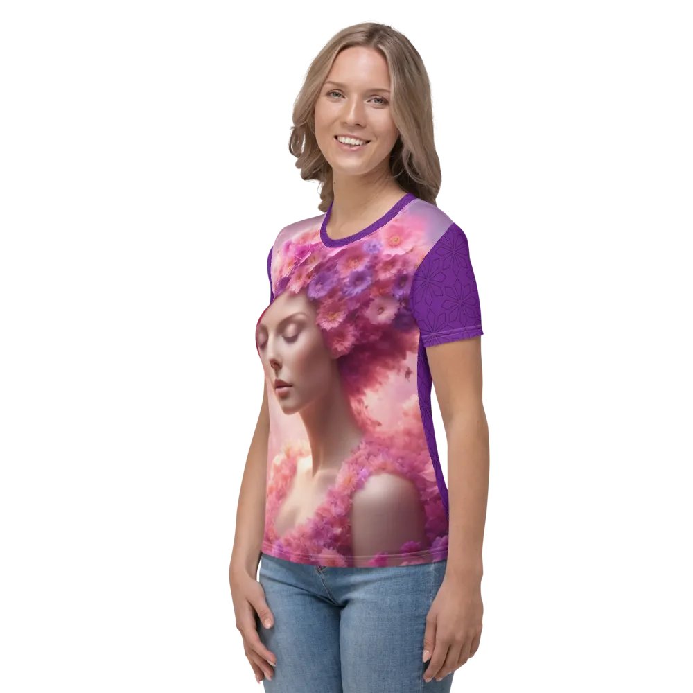 Pink Flower Girl T-Shirt product image (6)