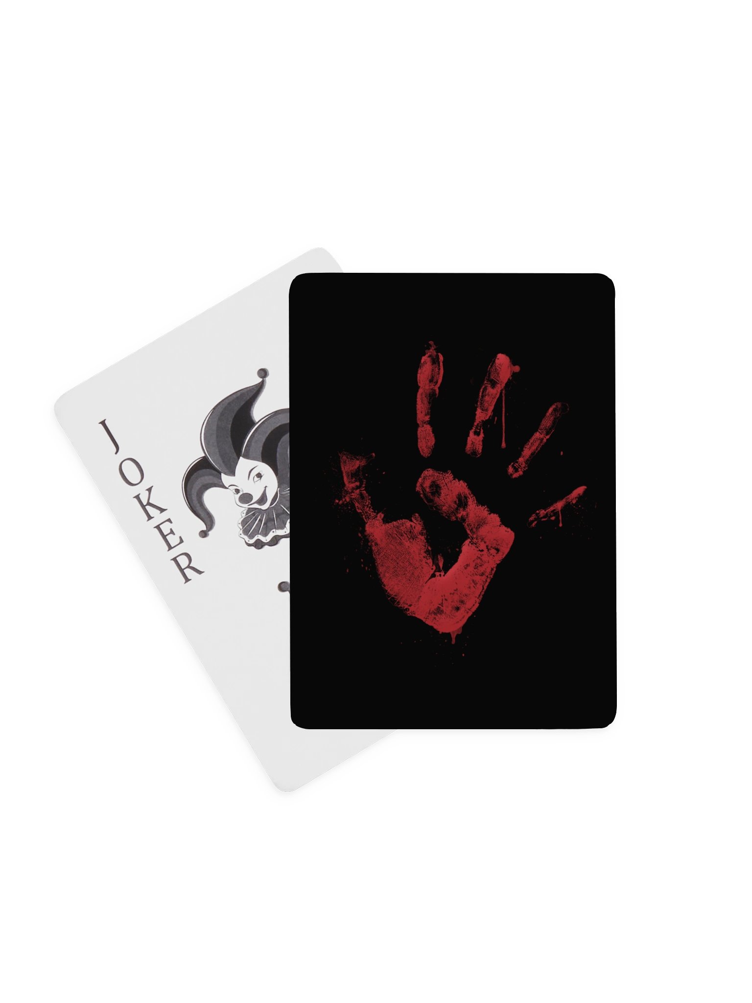 Bloody Handprint Playing Cards product image (1)