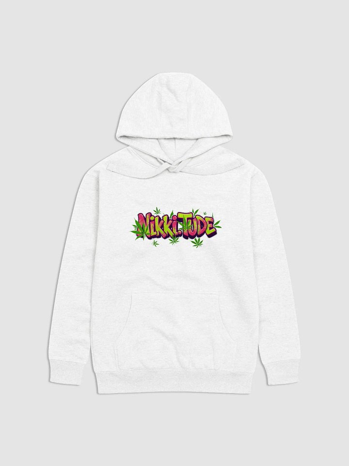 white weed hoodie product image (1)