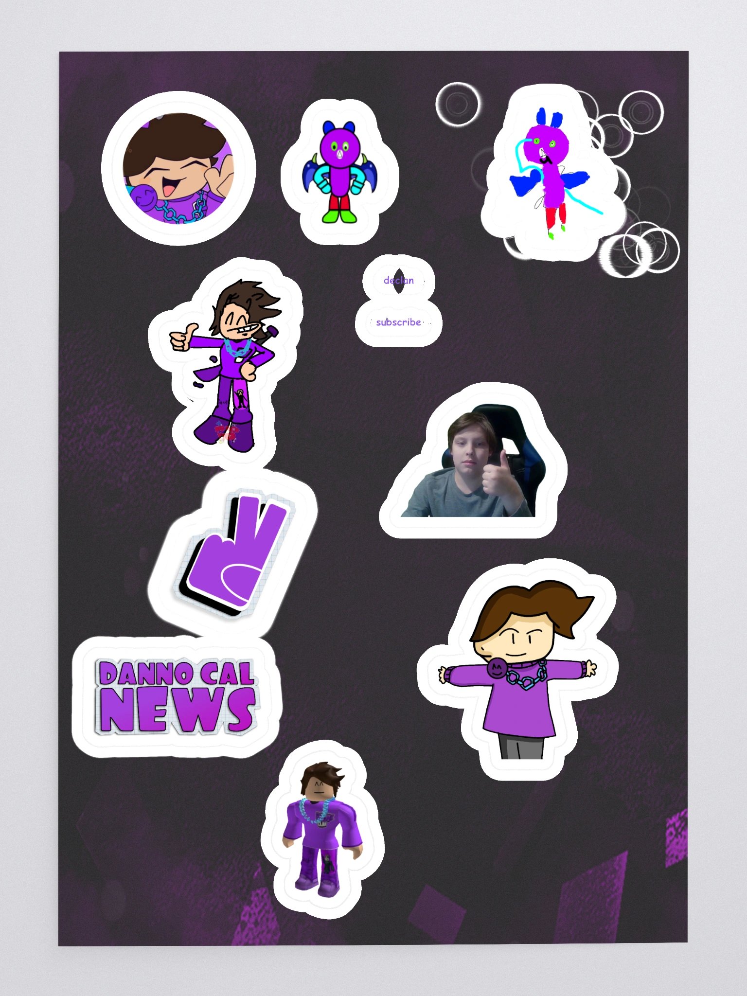 Declan's Planet Sticker Sheet product image (3)