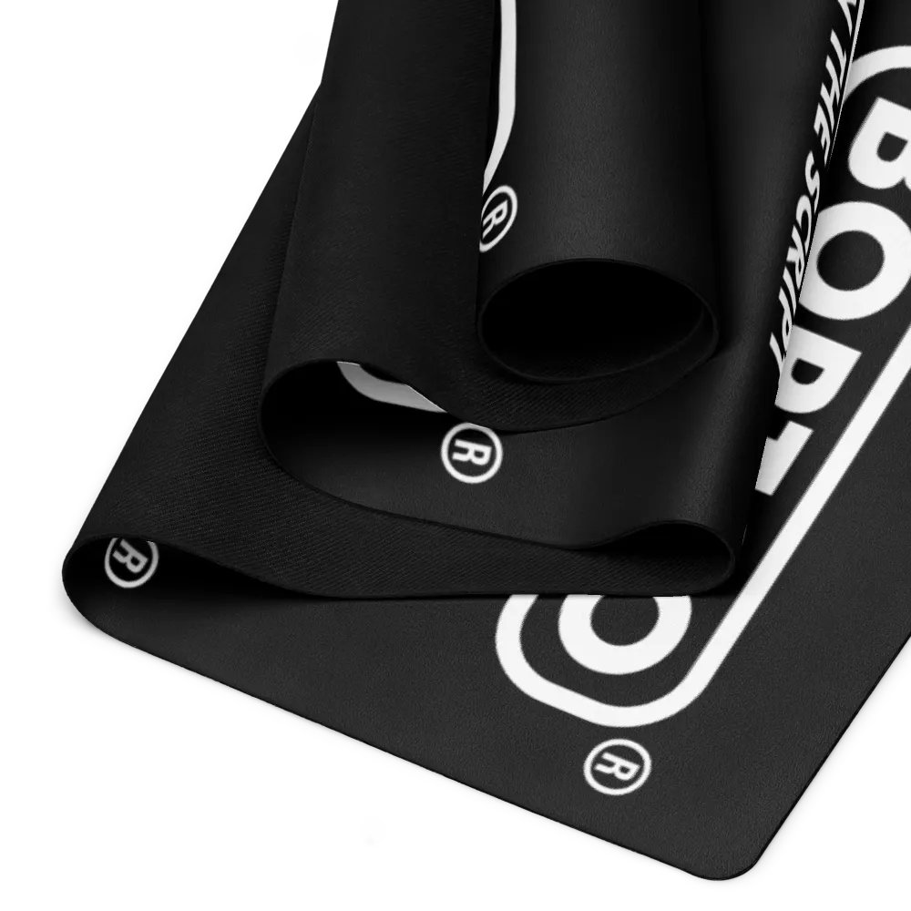 Bortco Yoga Mat Black Repeat product image (2)