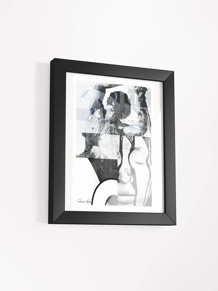'Intrigue' by Edward Martin : Mixed Media Collage Print product image (2)