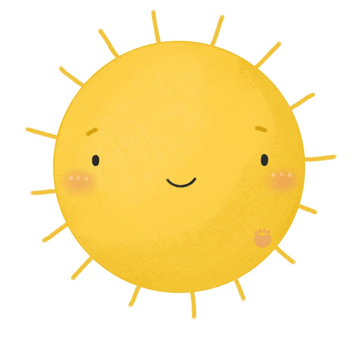 Cheerful Sun Sticker product image (1)
