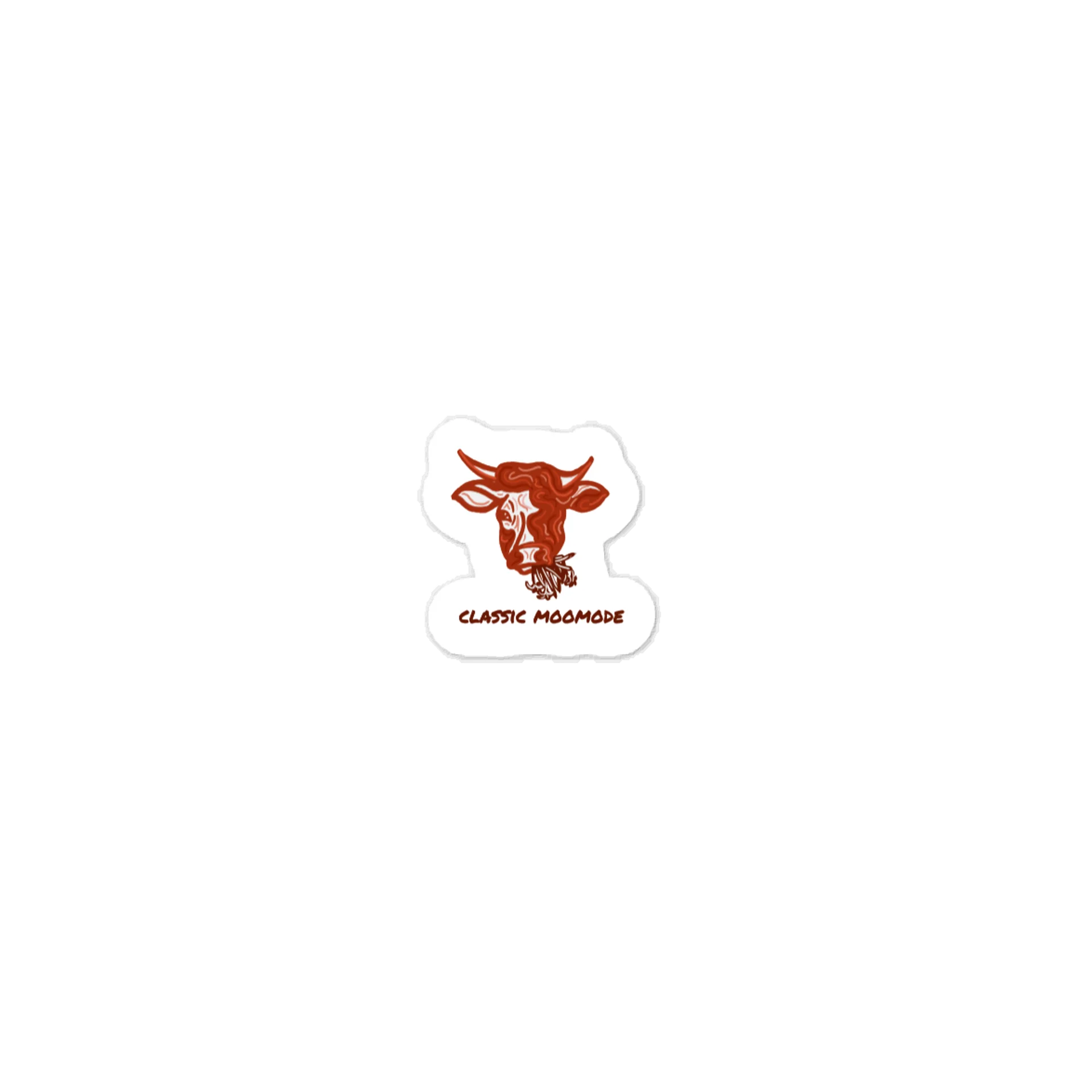 Classic MooMode - Vinyl Sticker product image (1)
