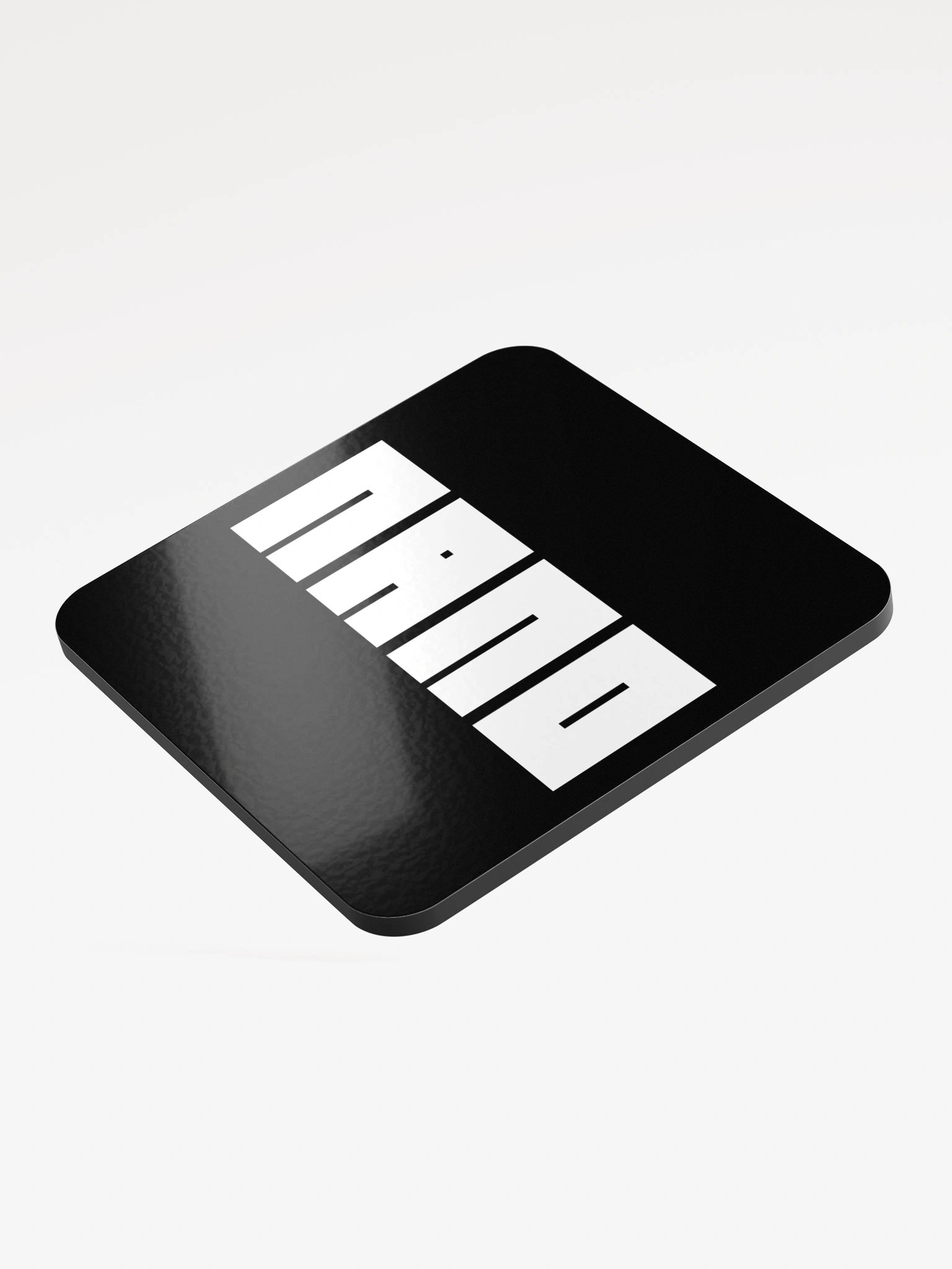 Minimal Mark Glossed Cork Coaster product image (3)