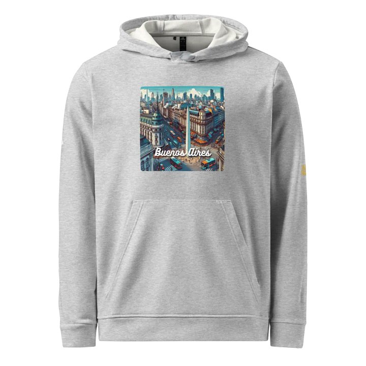 Adidas Fleece Hoodie | Ai Design Buenos aieres city product image (1)