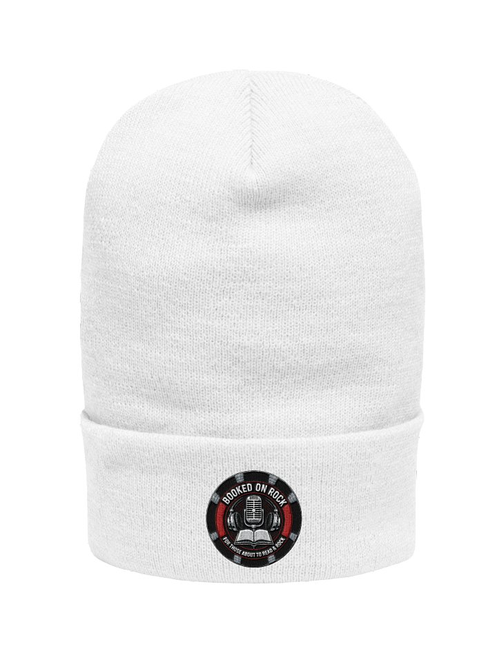Cuffed Beanie/White product image (1)