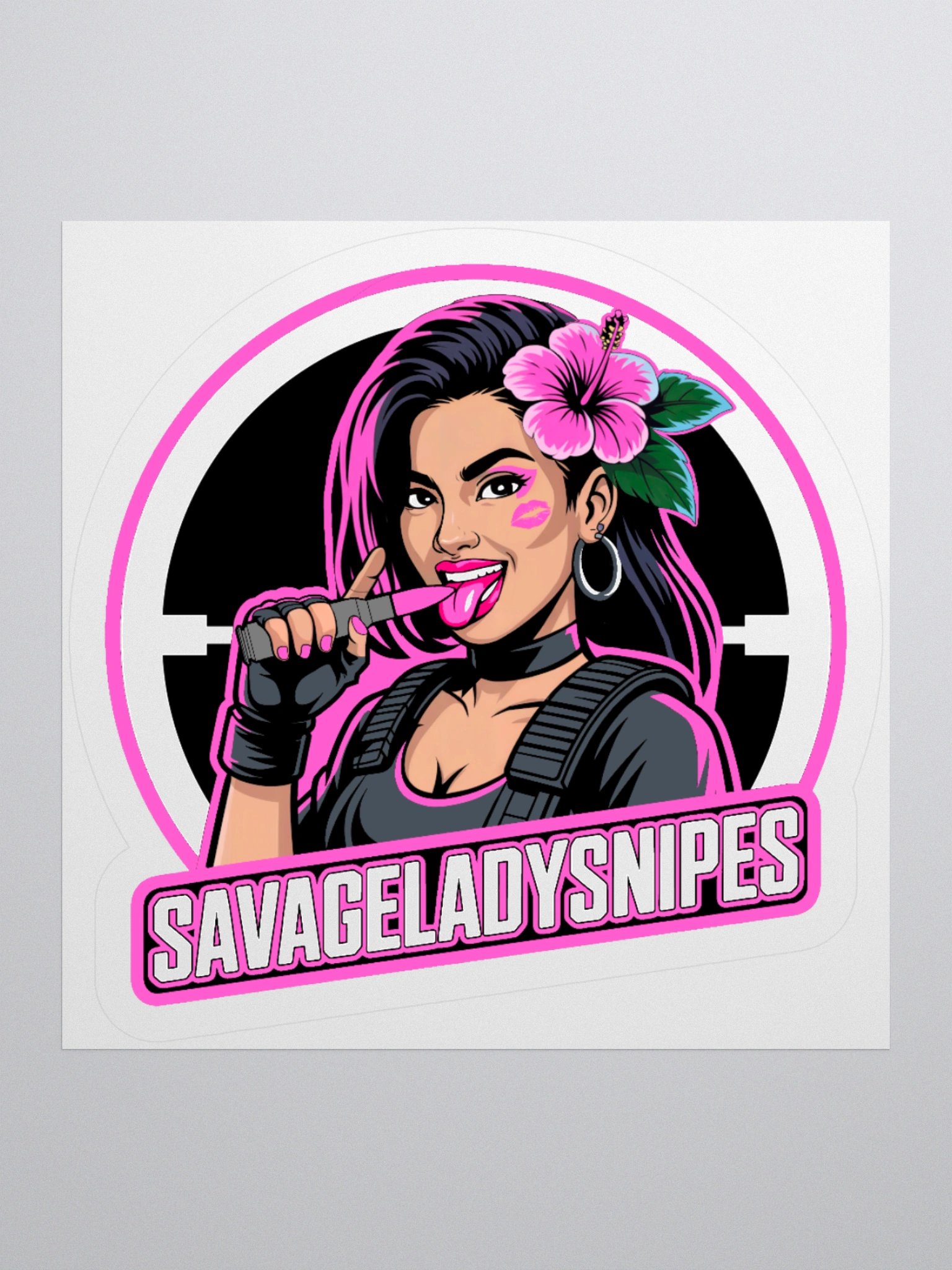 Savage Lady Snipes Sticker product image (1)