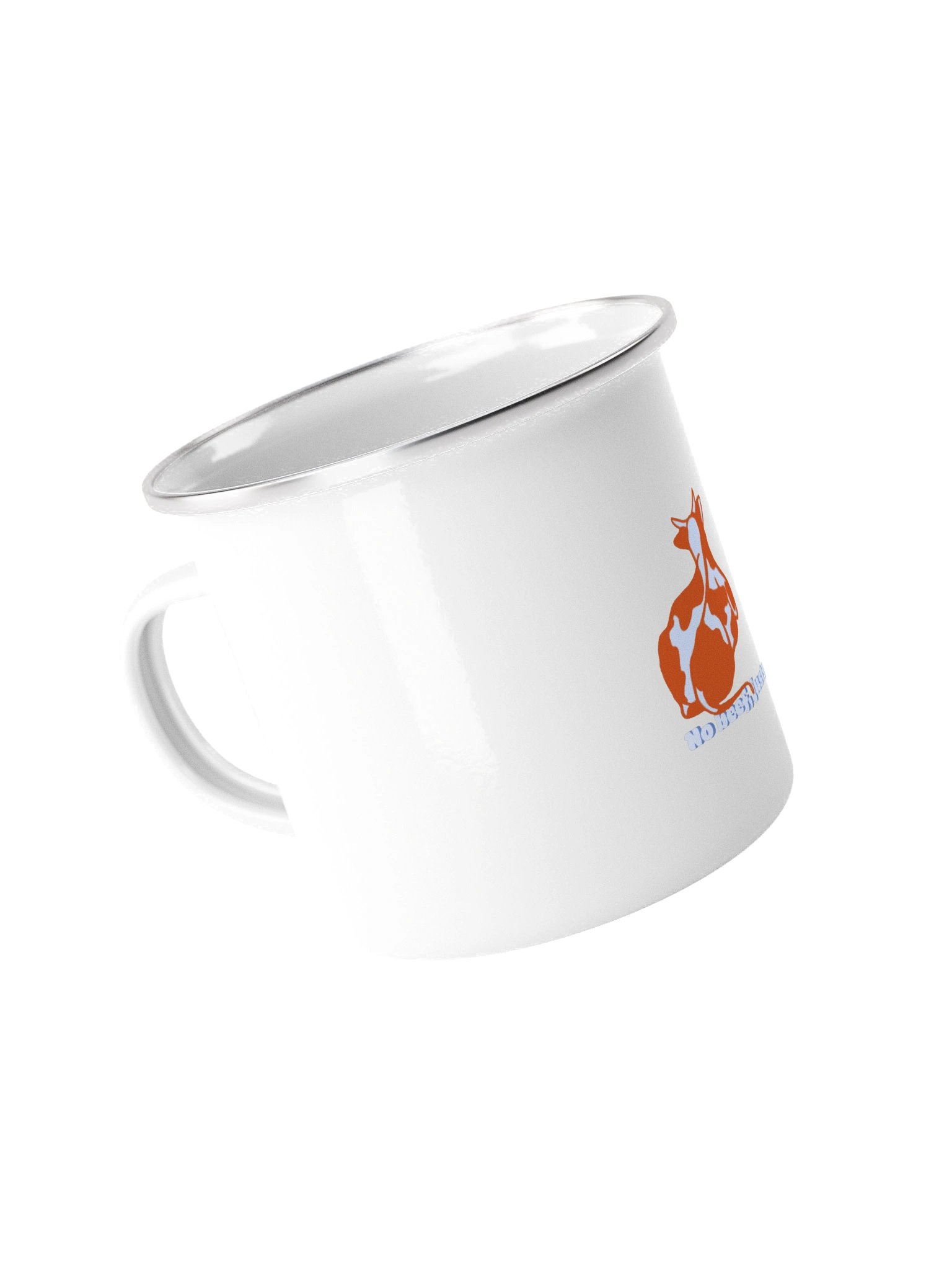 No beef, just peace - Enamel Mug product image (3)