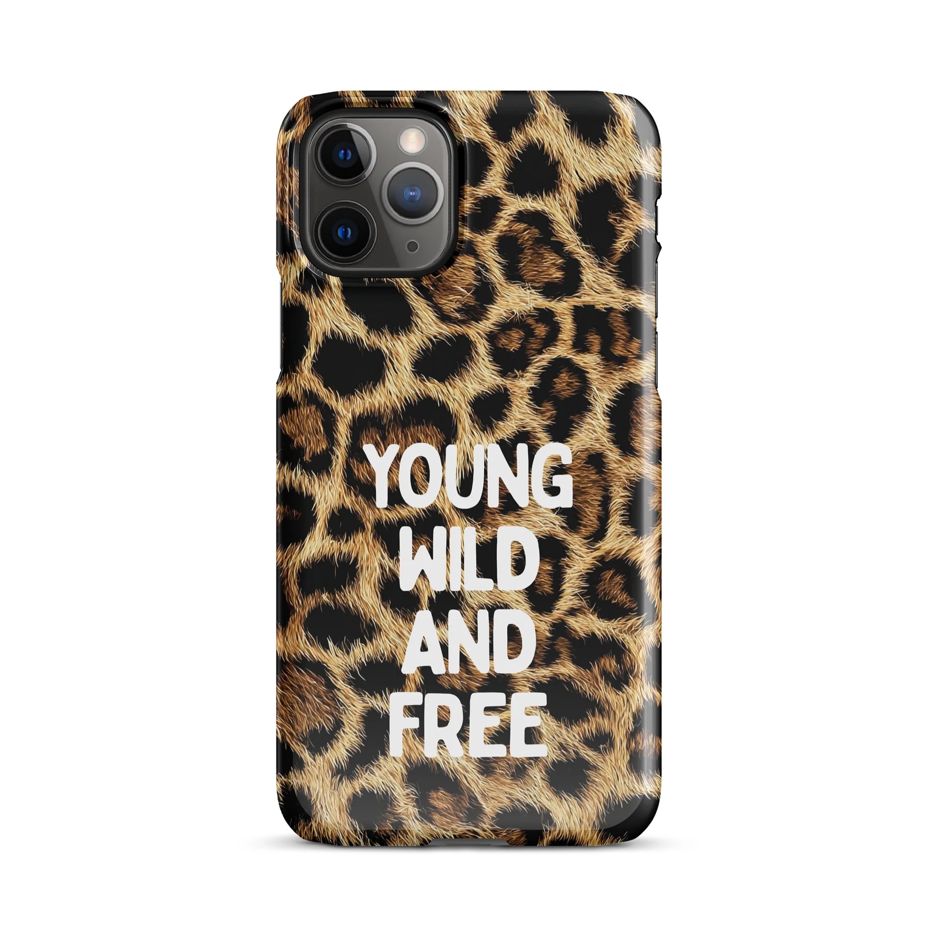 Young Wild And Free Leopard Print Phone Case product image (57)