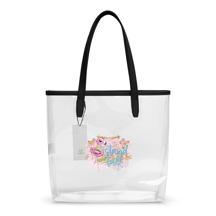 Regal Flamingo Clear Tote Bag product image (2)