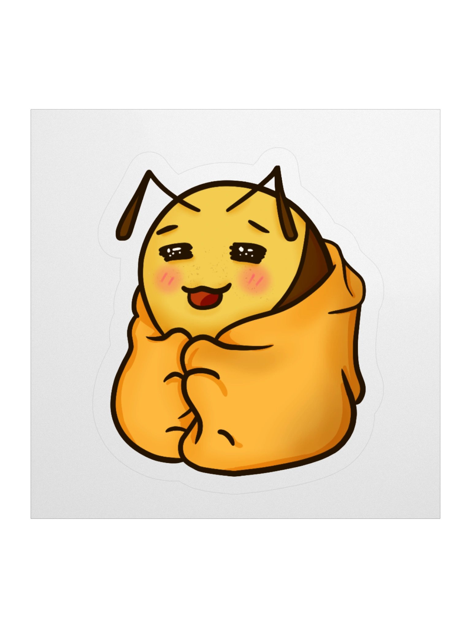 Bee In A Blanket Sticker product image (1)