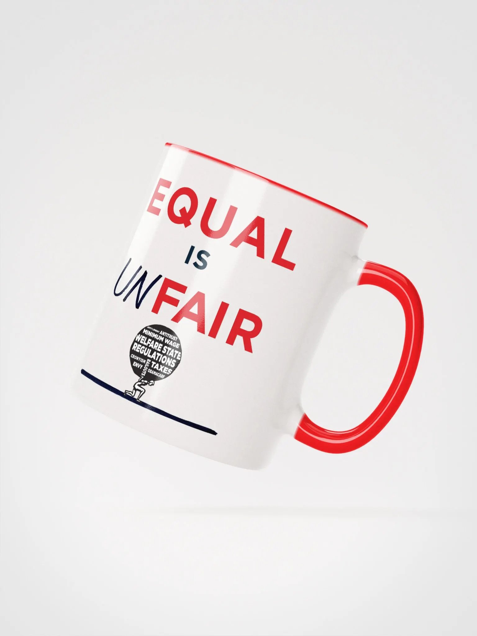 Equal is Unfair Ceramic Mug - The Official Yaron Brook Show Merchandise product image (2)