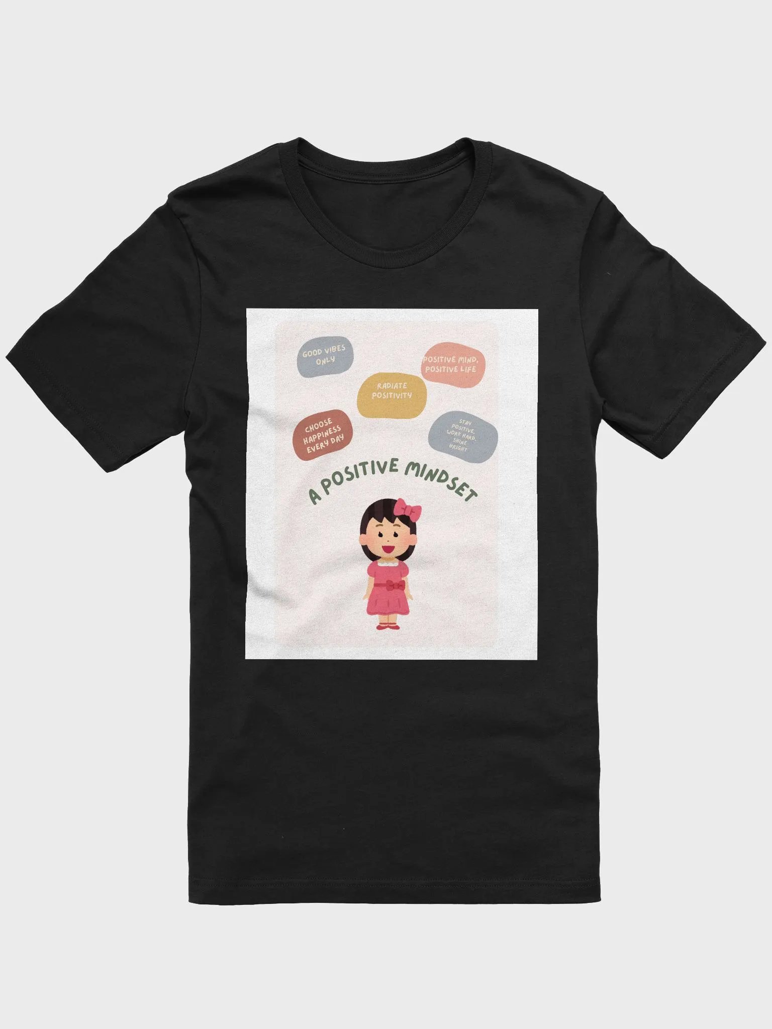 Positive mindset t-shirt product image (1)