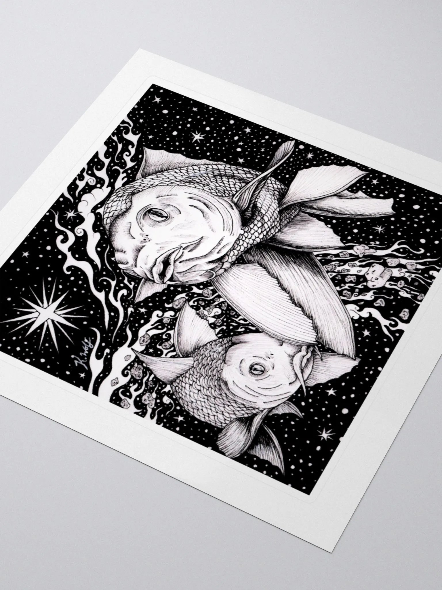 Pisces Zodiac Kiss Cut Stickers product image (3)