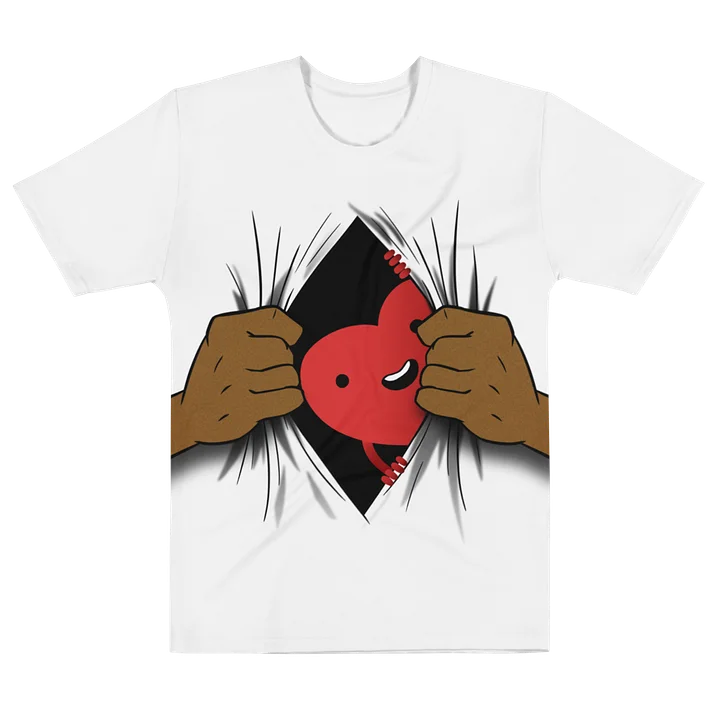 Open Heart (white shirt / dark brown skin tone) product image (1)