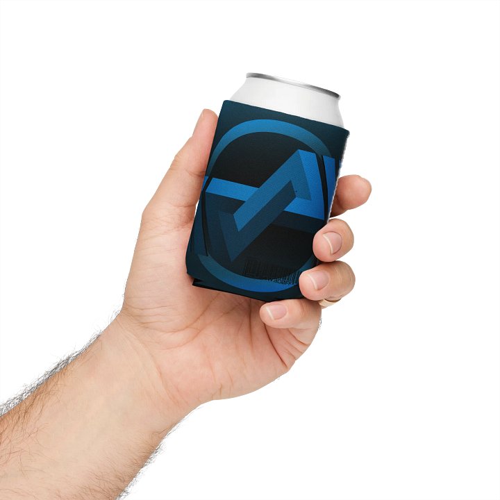 Blue Logo Design on Black Can Condom product image (1)