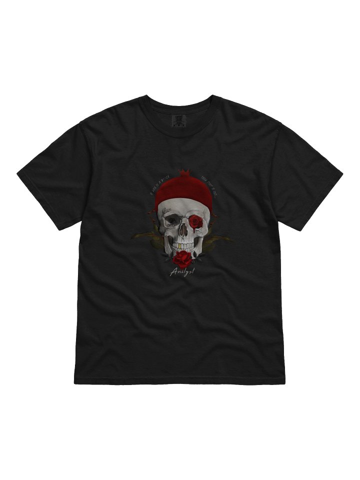 Rose Skully (Black Tee) product image (1)