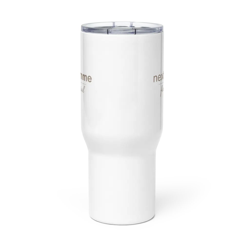 Eternal Travel Mug with Taupe Logotype product image (5)