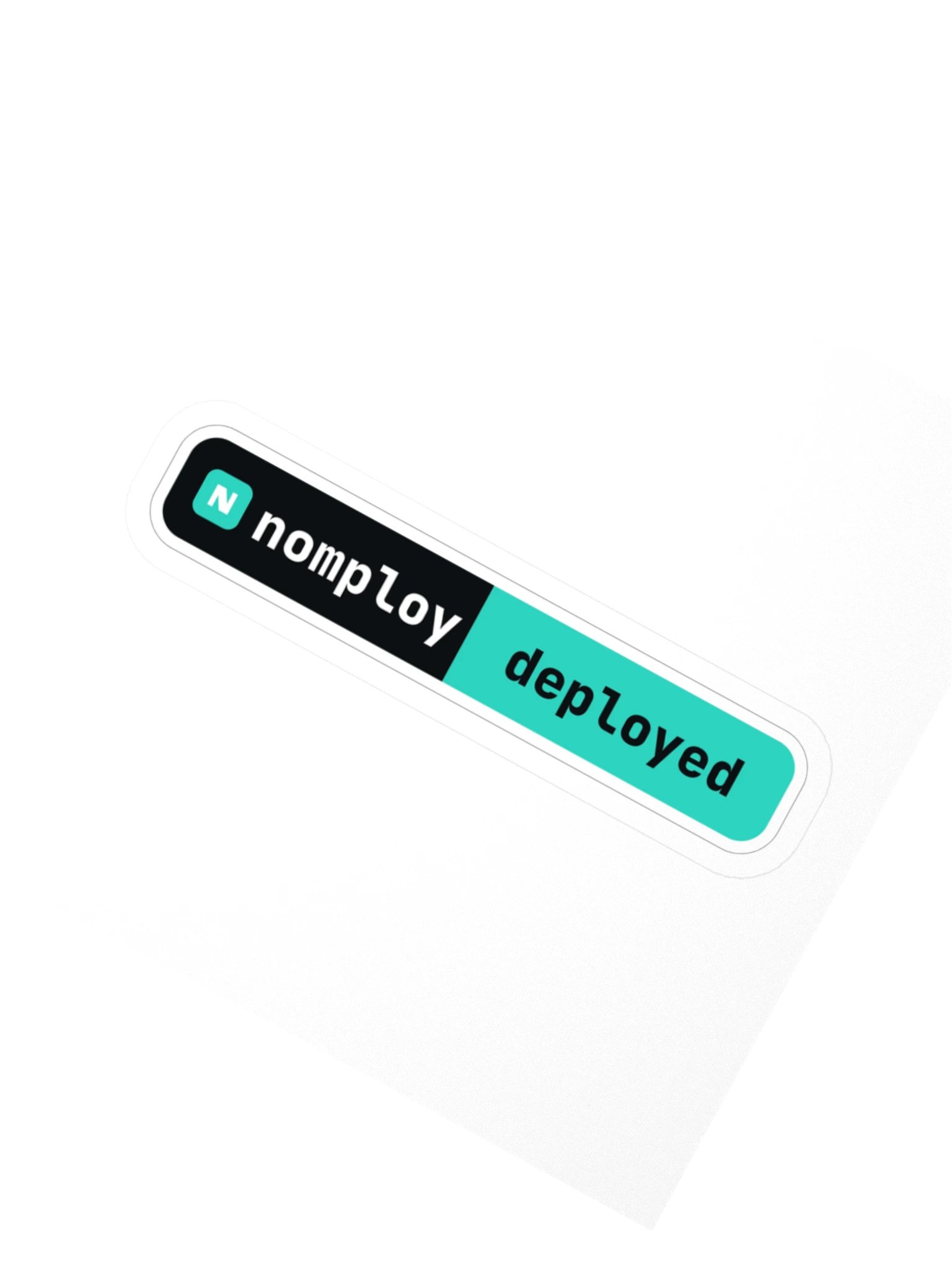 nomploy | deployed Badge Sticker product image (2)